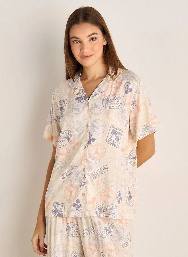 Splash FAV Pyjama Set Shirt and Pants Viscose